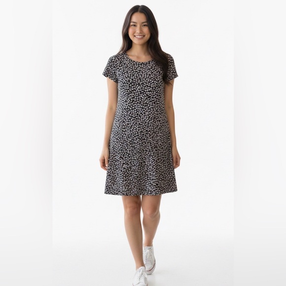 Hatley Dresses & Skirts - Floral Printed Cotton Sundress Zipper Back Large NWT A-Line T-Shirt Dress Hatley